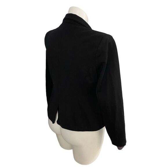 Versona Blazer Womens Size 16 Black Work Office Jacket Basic Minimalist Corpcore - Picture 2 of 16